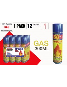 Extra Bombona de Gas Mechero 300ml. Extra